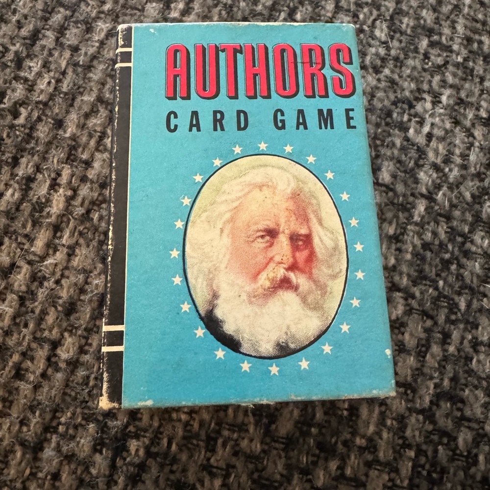 Vintage Peter Pan Card Games Mini‎ Authors Card Game Whitman Publishing